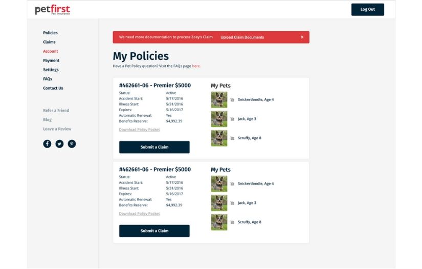 Petfirst screenshot 1